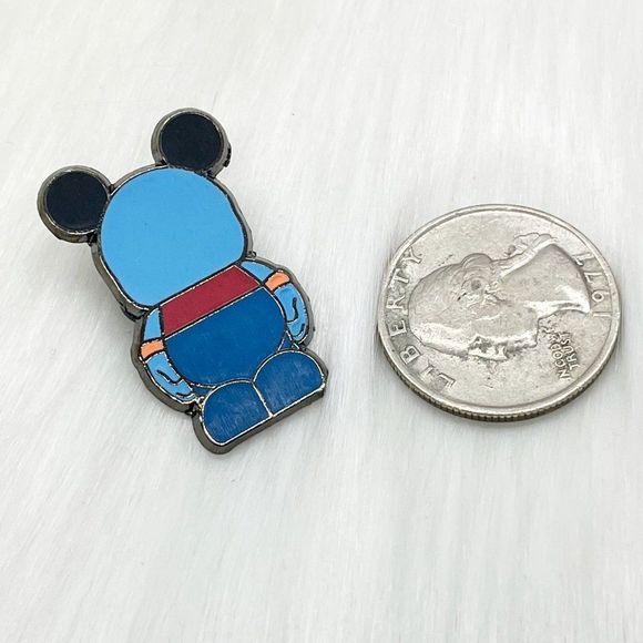 🔮 5/$25 Disney Vinylmation Jr Aladdin Genie Pin - Picture 2 of 3